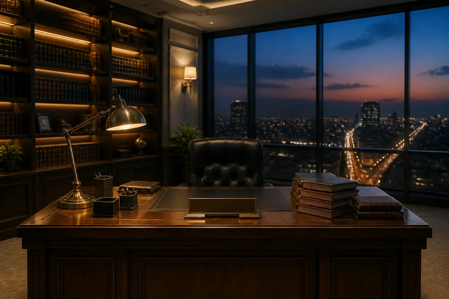 Professional CA office interior